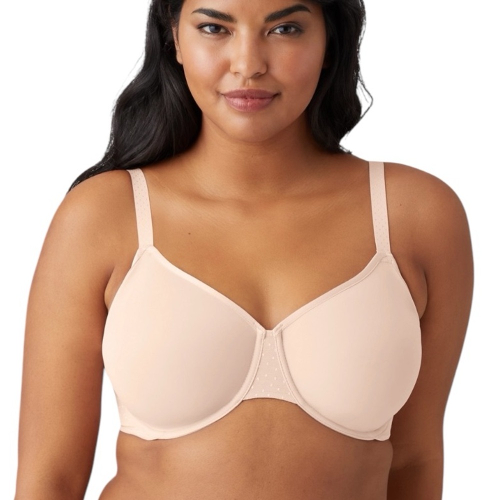 Wacoal 857303 Back Appeal Minimizer Unlined Underwire bra 34G rose dust